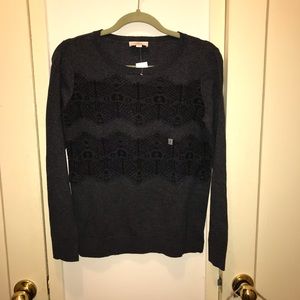 Loft gray cute sweater. Size small